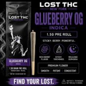 Lost THC - Glueberry OG - 1.5g Preroll