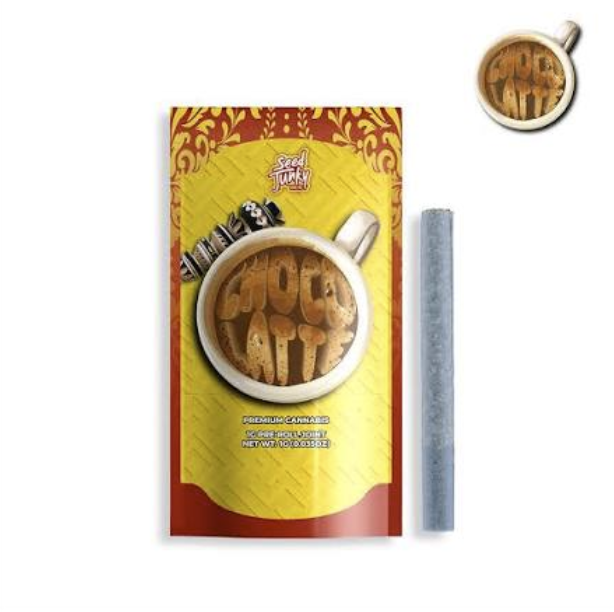 SEED JUNKY: Chocolatte - 1g Pre-Roll - - Indica