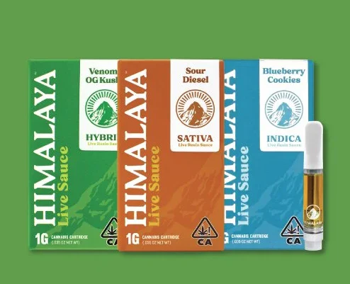 HIMALAYA - HIMALAYA | STRAWNANA MAC SAUCE - 510 THREAD | CARTRIDGE | 1G Main Image