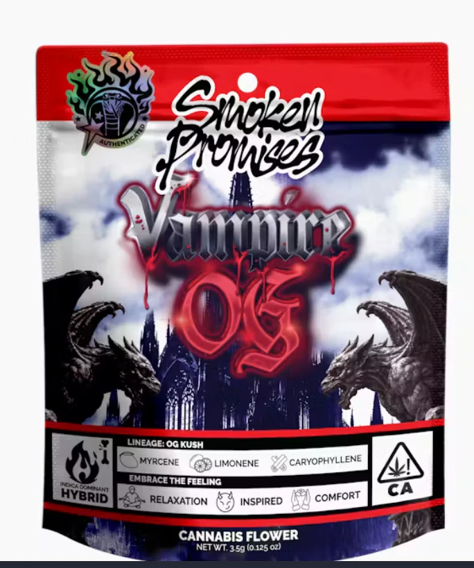 Smoken Promises - [Smoken Promises] Flower - 3.5g -Vampire OG  (H) Main Image
