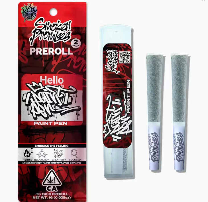 Smoken Promises - [Smoken Promises] Pre-Roll 2 Pack - 1g - Paint Pen (H) Main Image