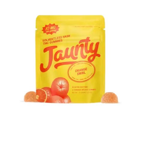 Jaunty - ORANGE SWIRL SOLVENTLESS HASH 2PK GUMMIES - JAUNTY - 20mg Main Image