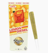 Fuzzies 1G Lemon Diesel Infused Preroll