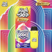 High 90's Live Resin AIO 1g - Rainbow Ropez 88%