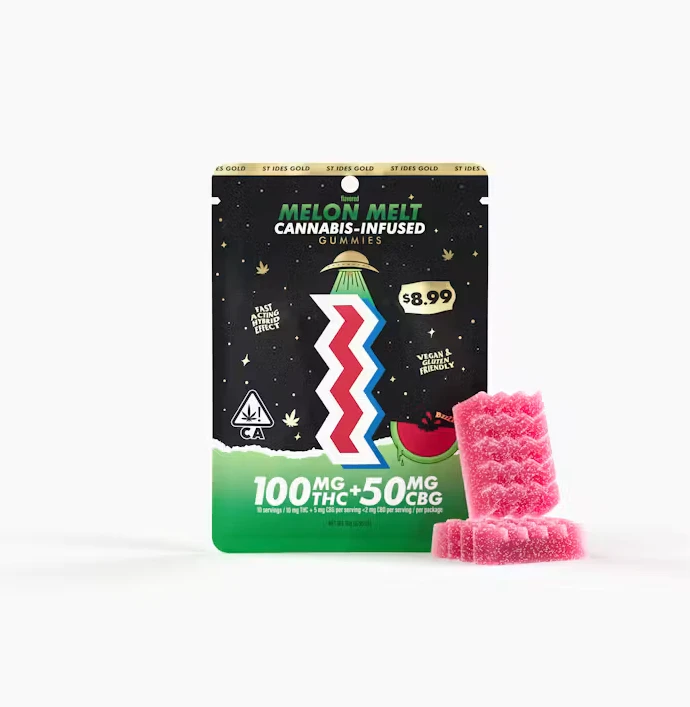 ST IDES - [St. Ides] Gummies - 150mg -  Melon Melt 2:1 (THC:CBG) Main Image