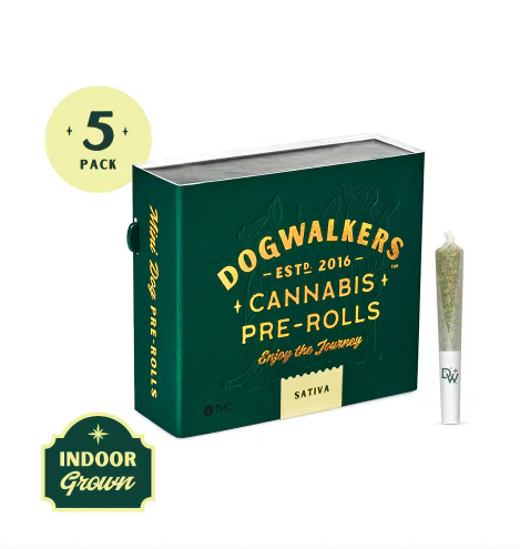 Dogwalkers - JACKS DELIGHT 5PK PREROLLS - DOGWALKERS - 1.75g Main Image