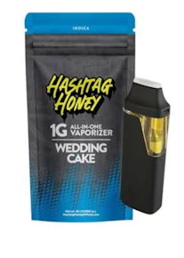 Hashtag Honey | Vape | Wedding Cake | 1G | AIO |