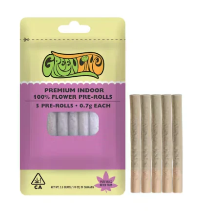 Greenline - GREENLINE | CHERRY SPLASH - 5PK | PREROLL | 3.5G Main Image
