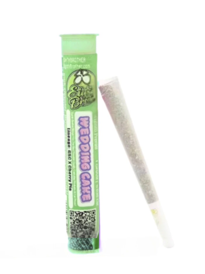 Eighth Brother - 1g Eighth Brother Flower Pre-Roll - Wedding Cake 22% Main Image