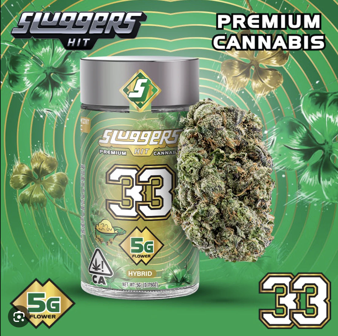 SLUGGERS HIT - 5g Sluggers Hit Flower - 33 28% Main Image