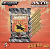 3.5 Sluggers Infused Pre-Rolls 0.7g-5pk - Rodeo OG 33%