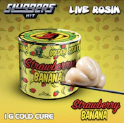 1g Sluggers x Golden State Banana Live Rosin - Strawberry Banana 67%