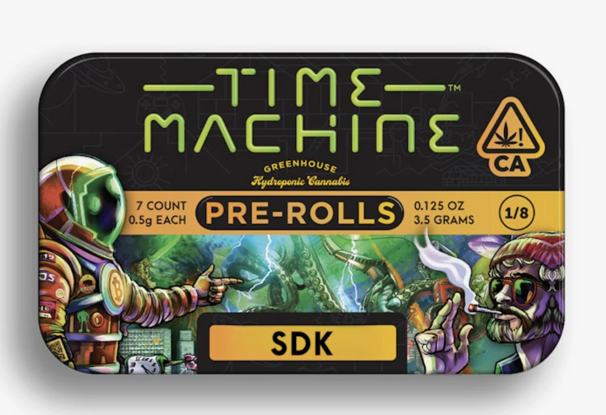 Time Machine -  3.5g 7pk Time Machine Pre-rolls - SDK 21% Main Image