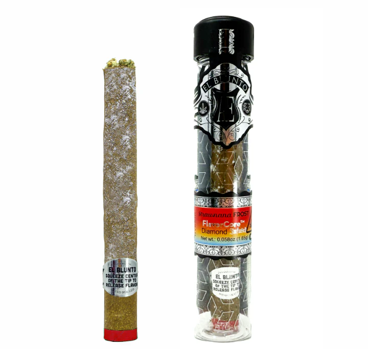El Blunto by Albert Einstone's - Strawnana Frost - 1.65g Diamond Infused Blunt (El Blunto) Main Image