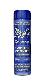 Zizzle | Pre-Roll | Twisted Cookies | 3pk | 1.5g