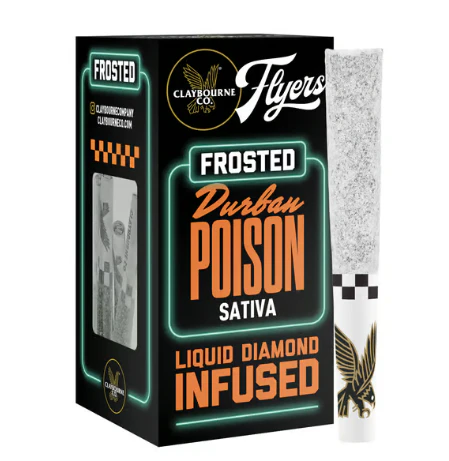 Claybourne Co. - Claybourne Co - Durban Poison - 2.5G 5Pk Infused Pre-Rolls Main Image