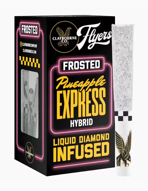Claybourne Co. - Claybourne Co - PIneapple Express - 2.5G 5Pk Infused Pre-Rolls Main Image