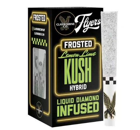 Claybourne Co. - Claybourne Co - Lemon Lime Kush - 2.5G 5Pk Infused Pre-Rolls Main Image