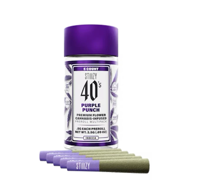STIIIZY - Purple Punch - 5PK Infused Prerolls Main Image