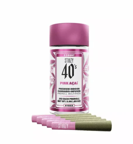 STIIIZY - Pink Acai - 5Pk Infused Preroll Main Image