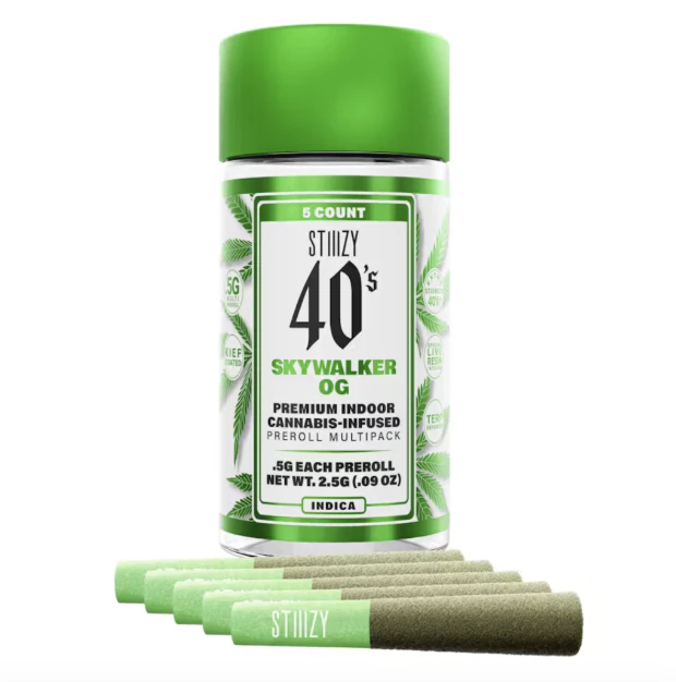 STIIIZY - Skywalker OG - 5PK Infused Preroll Main Image