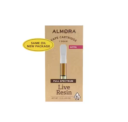 ALMORA FARMS - Almora Farm Live Resin Cart 1g Lucid Blue Main Image