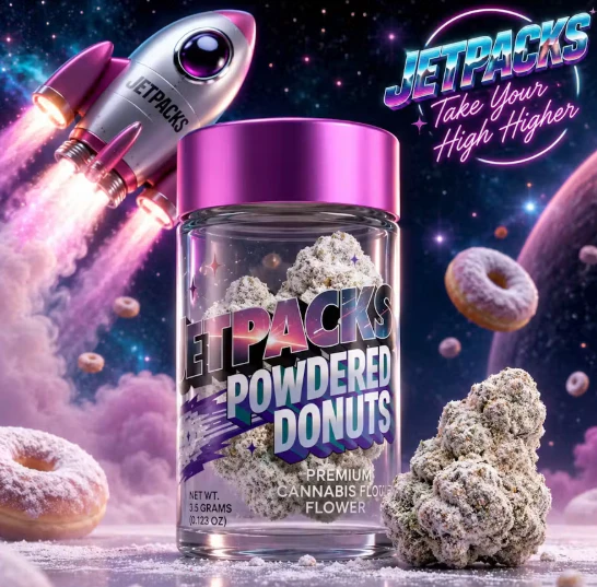 Jetpacks - Fruity Pebbles - 3.5G Powdered Donuts Diamond Infused Flower Main Image