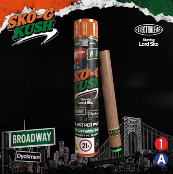 ElectraLeaf - SKO-G KUSH BLUNT - ELECTRALEAF - 1g Main Image