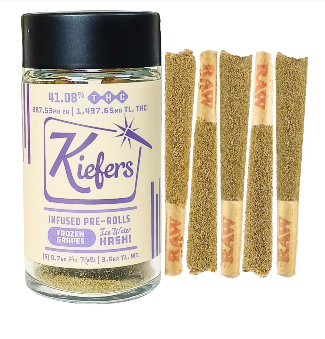Bison Botanics - Frozen Grape infused pre-roll | .75g, 5pack Main Image