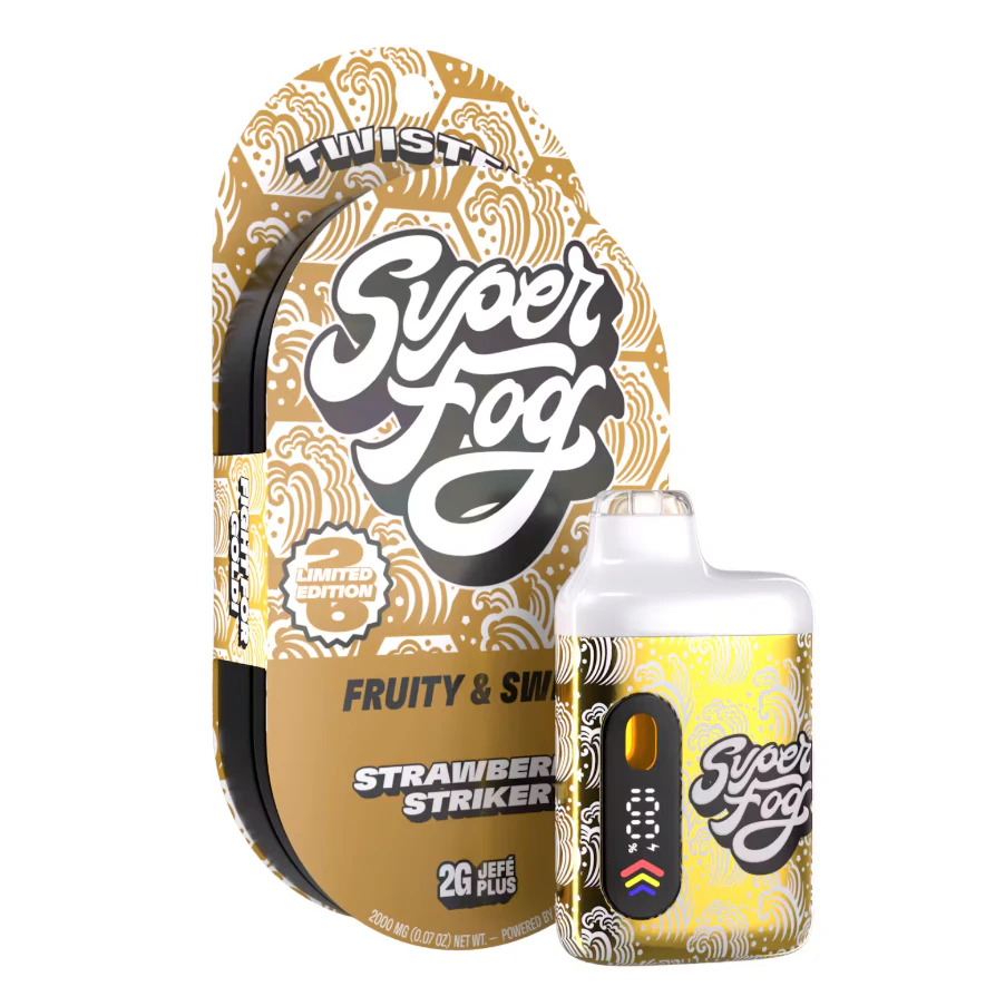 MFused - Mfused- Superfog- Strawberry Striker- 2g Disposable vape *limited edition* Main Image
