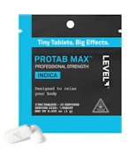 LEVEL- Indica Protab- Max Strength THC Tablets - 2ct. 50 mg each