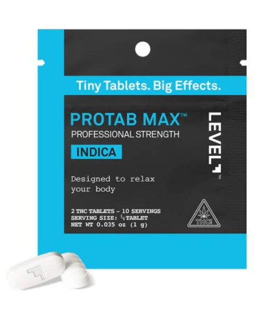 LEVEL - LEVEL- Indica Protab- Max Strength THC Tablets - 2ct. 50 mg each Main Image