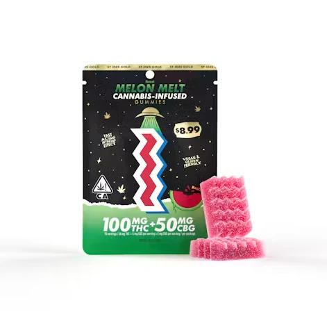 ST IDES - St Ides 2pk Gummies Melon Melt CBG Main Image