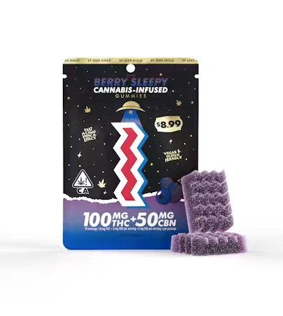 ST IDES - St Ides 2pk Gummies Berry Sleepy CBN Main Image