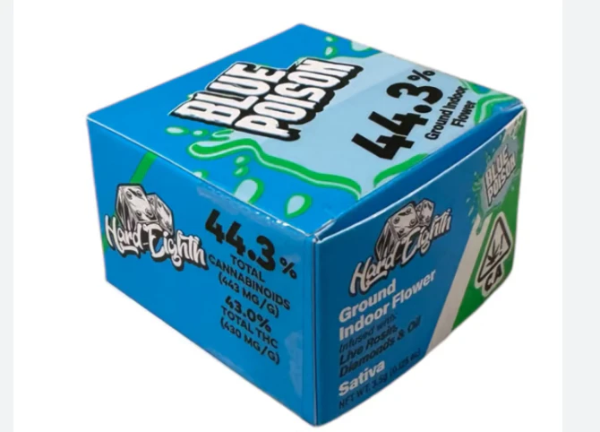 Hard Eighth - [Hard Eighth] Infused Flower- 3.5g- Blue Poison Main Image