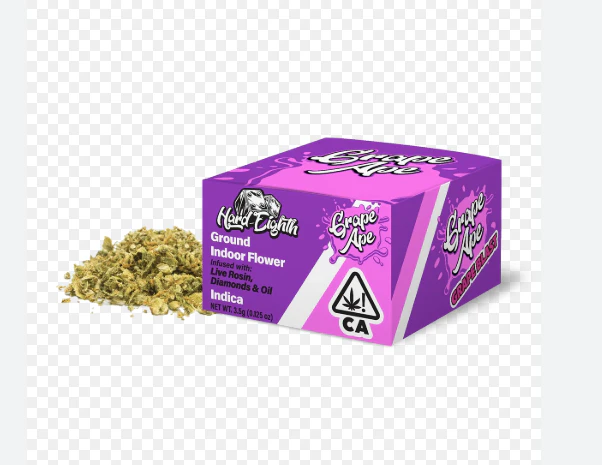 Hard Eighth - [Hard Eighth] Infused Flower- 3.5g- Grape Ape  Main Image