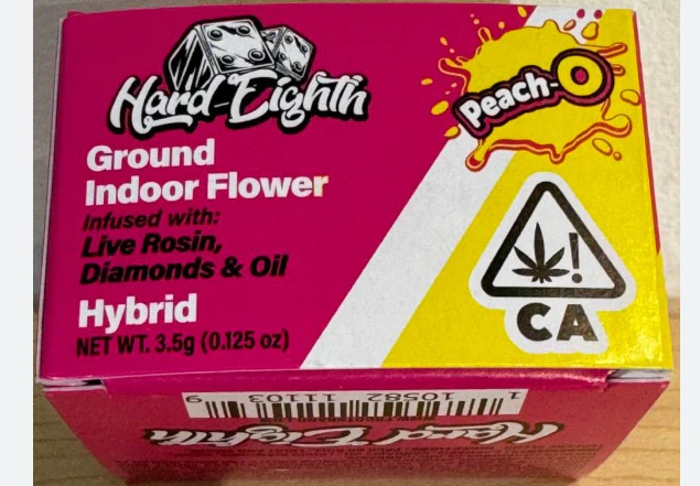 Hard Eighth - [Hard Eighth] Infused Flower- 3.5g- Peach O Main Image