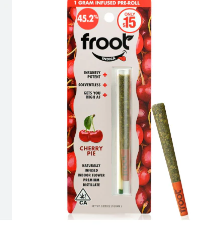 Froot - [Froot] Infused Preroll - 1g - Cherry Pie  Main Image