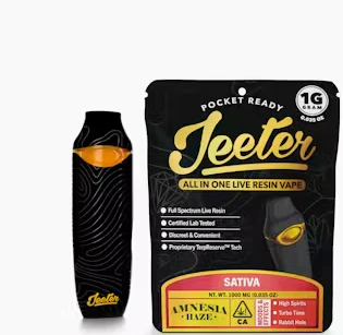 Jeeter - JEETER AIO: Amnesia Haze 1g Live Resin AIO (S) Main Image