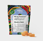 MFNY- Live Resin Gummies- Peach x Oishii 3pk/30mg