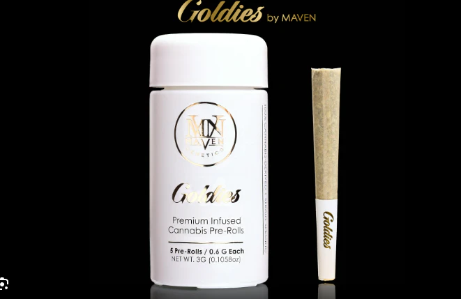 Marijuana Maven - [Maven] Goldies Infused Pre-roll 5 Pack - 3g - Orange Bellini Main Image