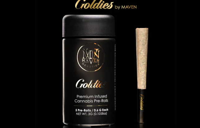 Marijuana Maven - [Maven] Goldies Infused Pre-roll 5 Pack - 3g -   FKAFL Main Image