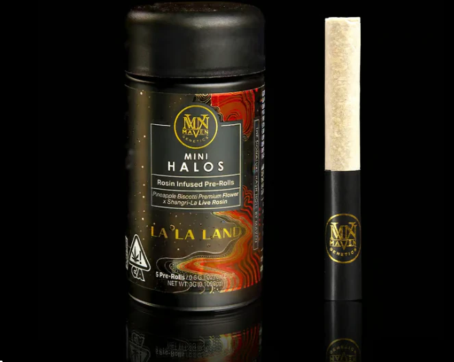 Marijuana Maven - [Maven] Mini Halos Infused Pre-roll 5 Pack - 3G -   La La Land Main Image
