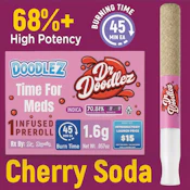 Doodlez - Dr. Doodlez Cherry Soda single infused preroll 1.6g (I)