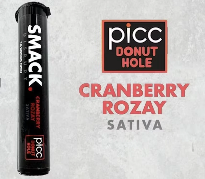 SMACK - Cranberry Rozay Live Resin Infused Donut Hole | .5g Main Image