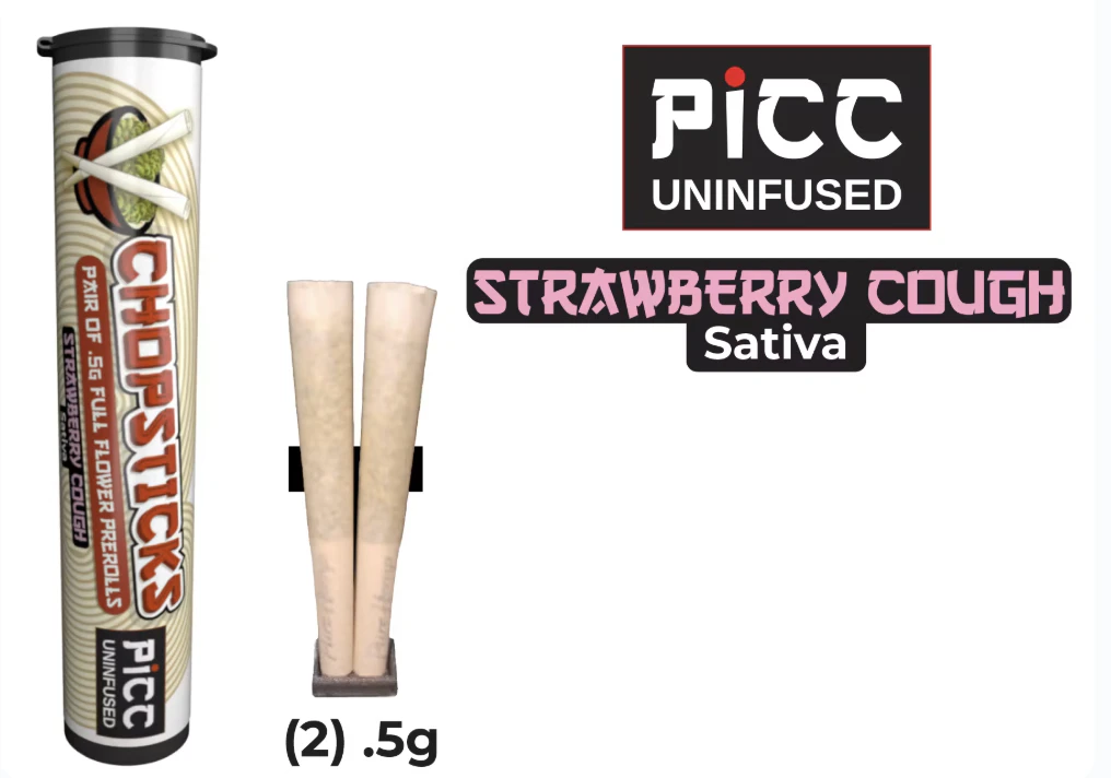 Chop Stick - Strawberry Cough Pre-roll | .5g, 2pack Main Image