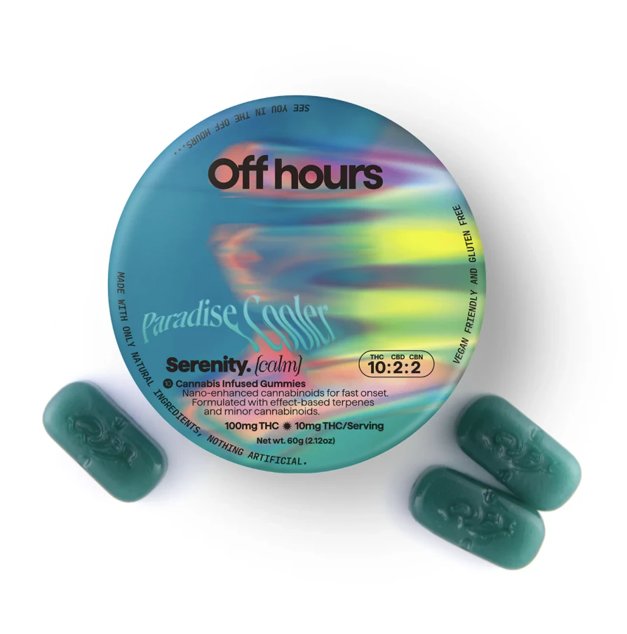 Off Hours - Off hours | Serenity (Calm) ) | Paradise Cooler | Edibles | 10 pk Main Image