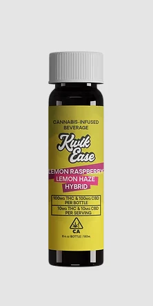 Kwik Ease - KWIK Ease 1:1 THC:CBD 100mg 6oz bottle Lemon Raspberry Lemon Haze (H) Main Image