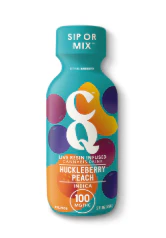 CQ Drinks - Huckleberry Peach 100mg Shot - Indica | CQ Main Image
