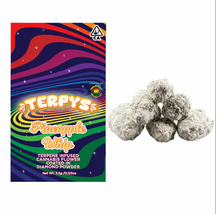 Terpys - TERPYS: Pineapple Whip Diamond, Crumble & Terpene Infused Flower 3.5g (H) Main Image